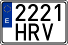 License plates of Spain, Ordinary (2000)