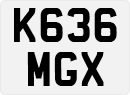 License plate of the United Kingdom, 1983 year system