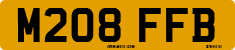 License plate of the United Kingdom, 1983 year system
