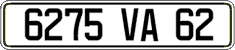 French license plate, FNI