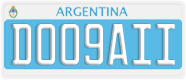 License plate of Argentina, Diplomatic