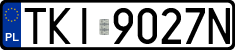 License plates of Poland, Regular car plates