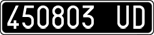 License plate of Italy, Cars (1927 year series)