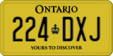 Ontario, Service plate (123-DAB)