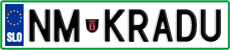 License plate of Slovenia, Vanity Plates