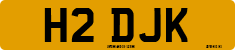License plate of the United Kingdom, 1983 year system