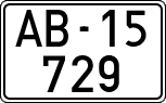 License plates of Spain, 1900 year series