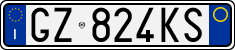 License plate of Italy, Cars (1994 year series)
