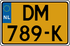 License plate of the Netherlands, Military