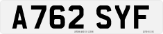 License plate of the United Kingdom, 1983 year system