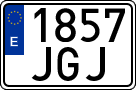 License plates of Spain, Ordinary (2000)