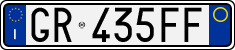 License plate of Italy, Cars (1994 year series)