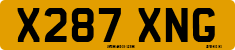 License plate of the United Kingdom, 1983 year system