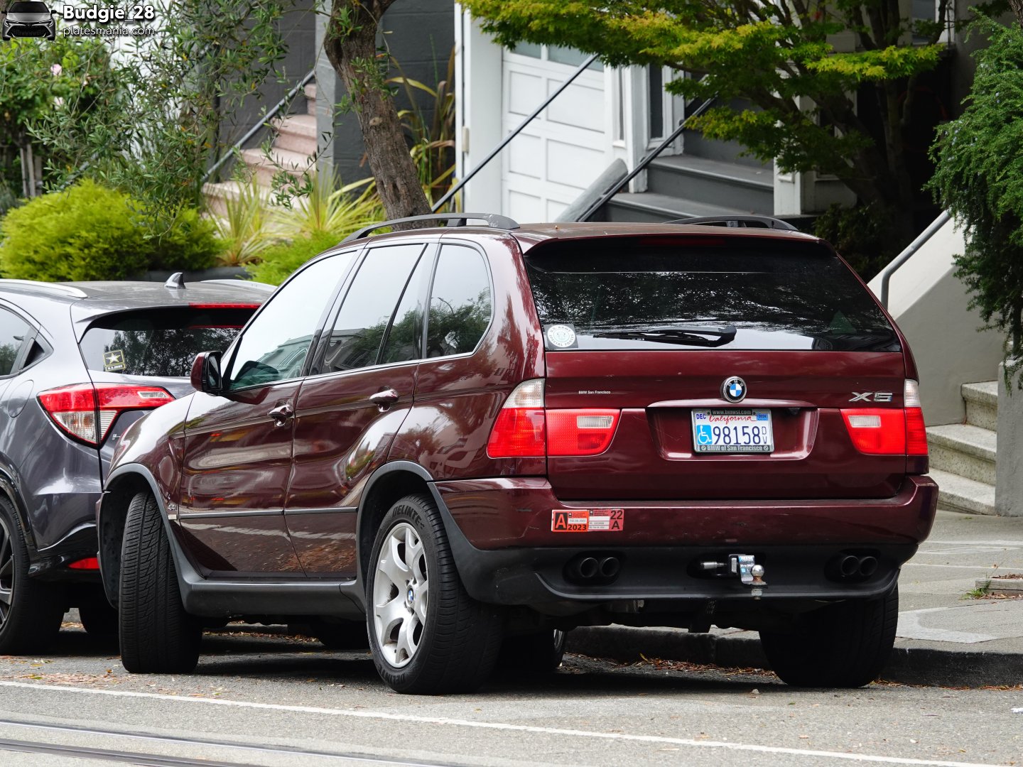 98158D/V, BMW X5 1st gen (E53), 1999–2006
