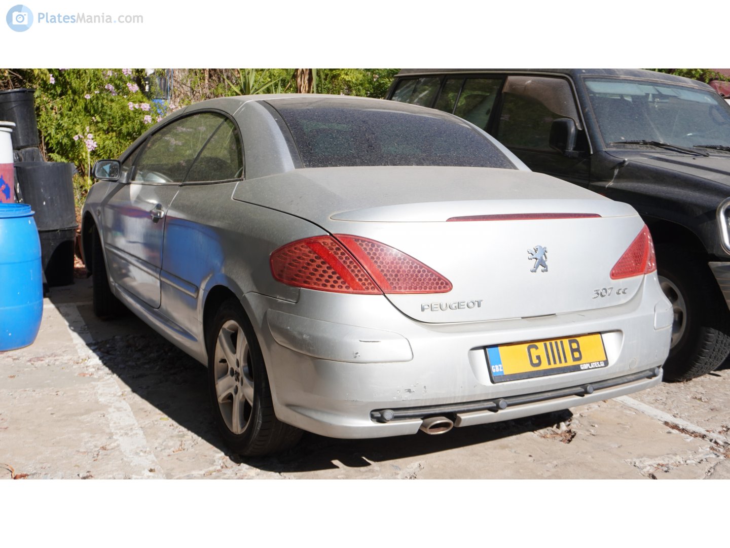 G 1111 B, Peugeot 307 1st gen CC Cabriolet (T5/T6), 2003–2008