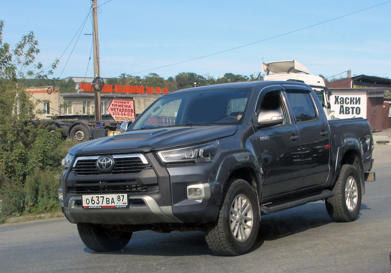о 637 ва 87, Toyota Hilux 8th gen (AN120/AN130), 2015–