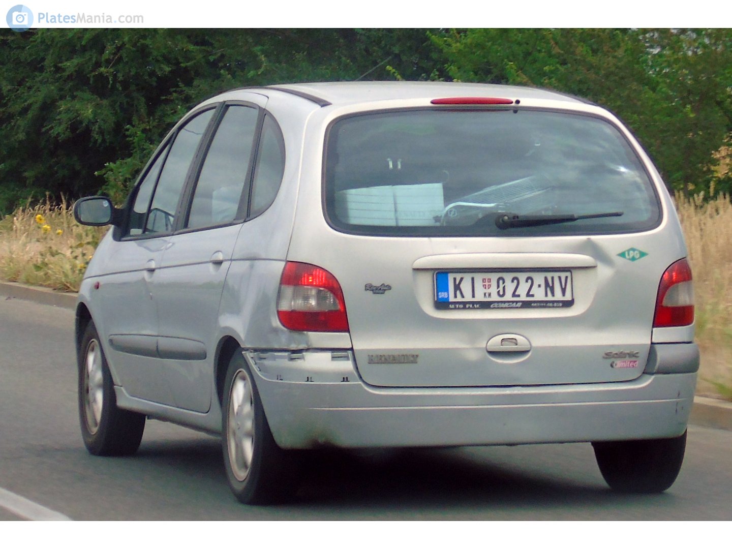 KI 022-NV, Renault Scénic 1st gen (J64), facelift, 1999–2003 (–2010 for LATAM-market)