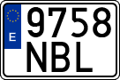 License plates of Spain, Ordinary (2000)