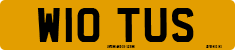 License plate of the United Kingdom, 1983 year system
