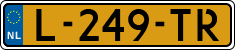 License plate of the Netherlands, Cars