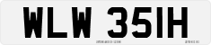 License plate of the United Kingdom, 1963 year system