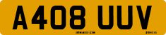 License plate of the United Kingdom, 1983 year system