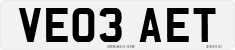 License plate of the United Kingdom, 2001 year system