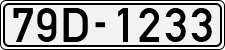 License plate of Vietnam, Cars