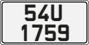 License plate of Vietnam, Cars