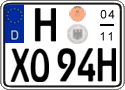 German license plate, Seasonal plates (Oldtimers)
