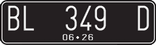 License plate of Indonesia, Regular plates