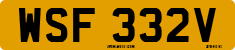 License plate of the United Kingdom, 1963 year system