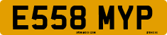 License plate of the United Kingdom, 1983 year system