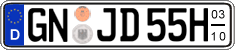 German license plate, Seasonal plates (Oldtimers)