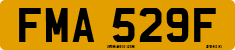 License plate of the United Kingdom, 1963 year system