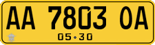 License plate of Indonesia, Commercial vehicles