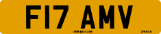 License plate of the United Kingdom, 1983 year system