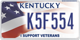 Kentucky, Specialty plates (A1B234)