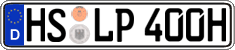 German license plate, Plates for oldtimers (type 