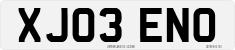 License plate of the United Kingdom, 2001 year system
