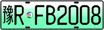 License plate of China, Electric vehicles