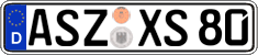 German license plate, Regular plates