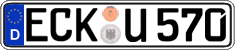 German license plate, Regular plates