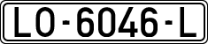 License plates of Spain, 1971 year series
