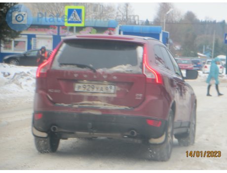 р929уа69, Volvo XC60