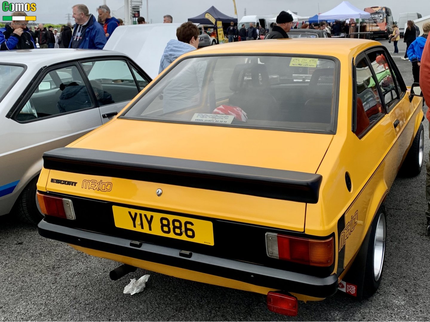 YIY886, Ford Escort 2nd gen 2-door Sedan (ATR), 1974–1980