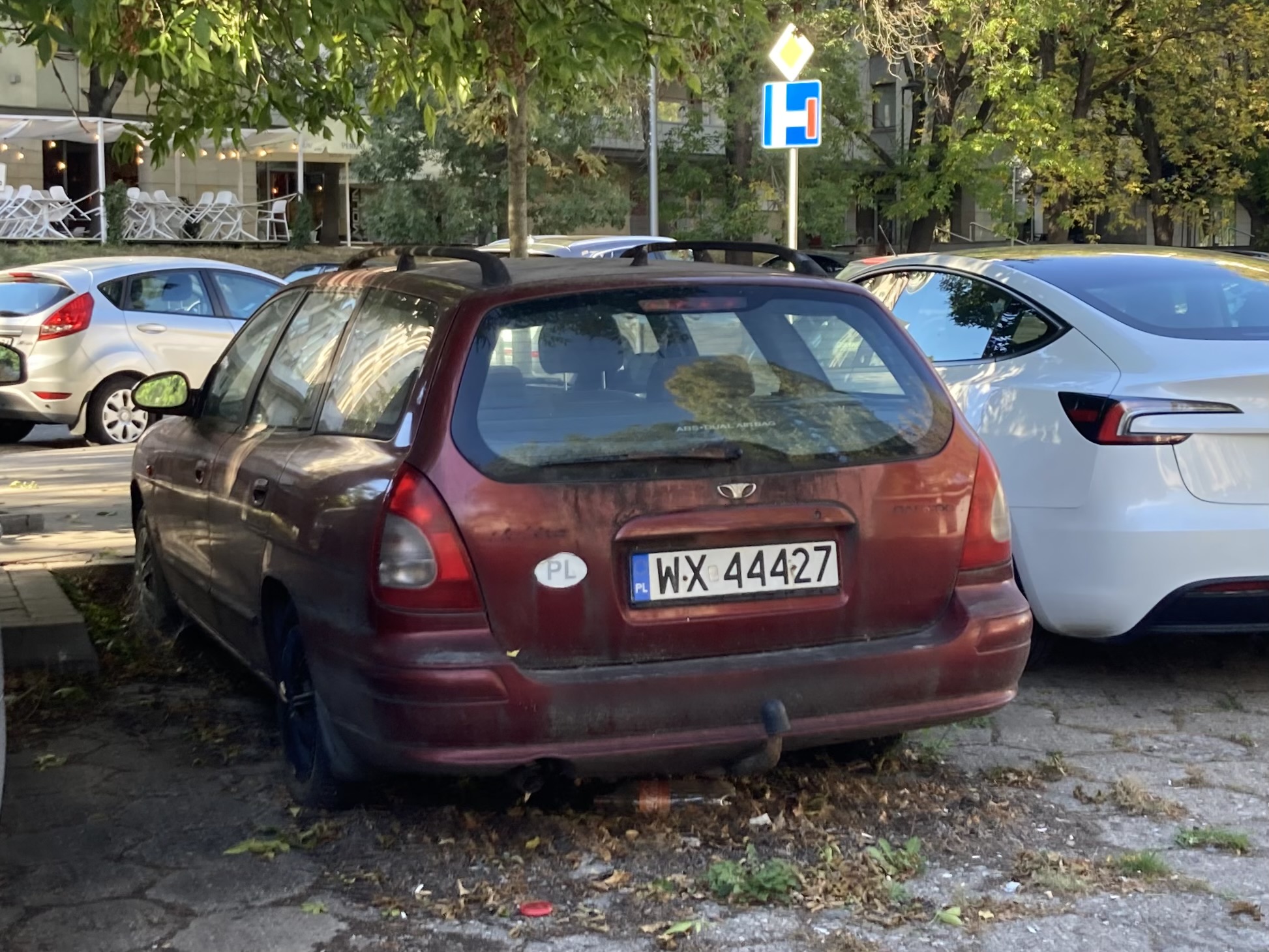 WX 44427, Daewoo Nubira 1st gen Wagon (J150), facelift, 1999–2004