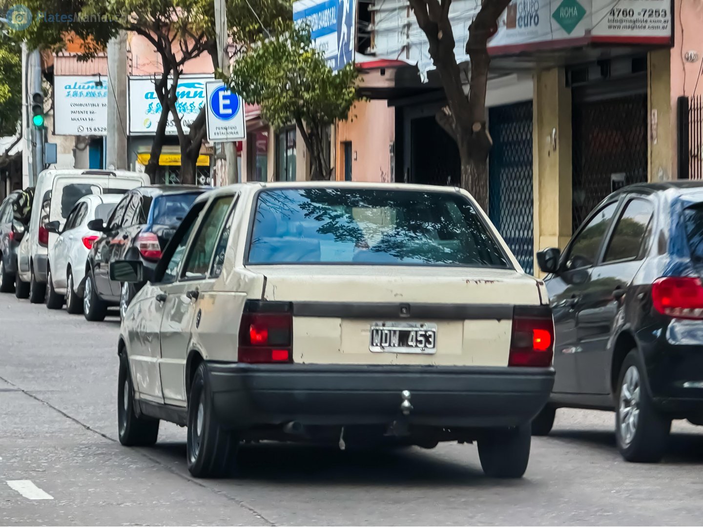 WDW 453, FIAT Duna 1st gen Sedan (154/155), 1986–1981 (–2000 for AR-market)