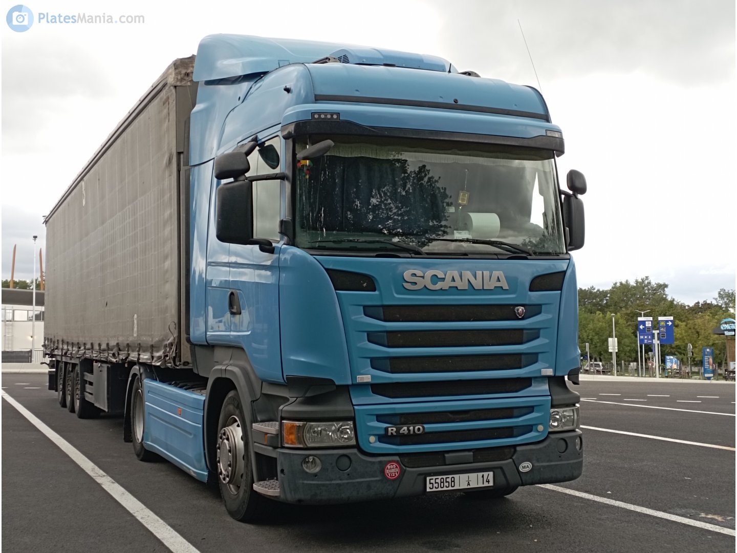 55858|أ|14, Scania R-Series 1st gen, 2004­–2017