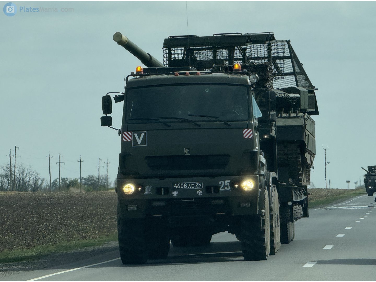 4608 ае 25, KamAZ 6522 65221 Military, facelift, 2023–